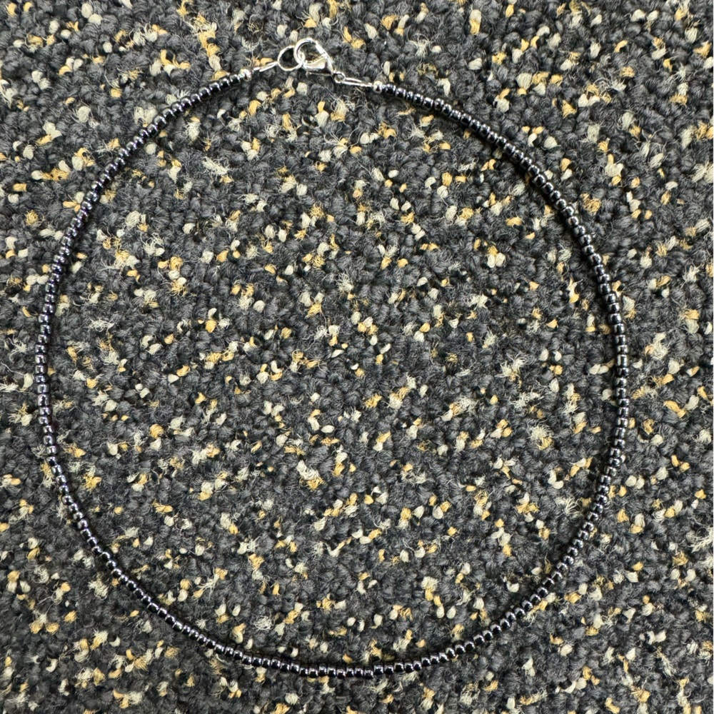 western hand beaded choker necklace